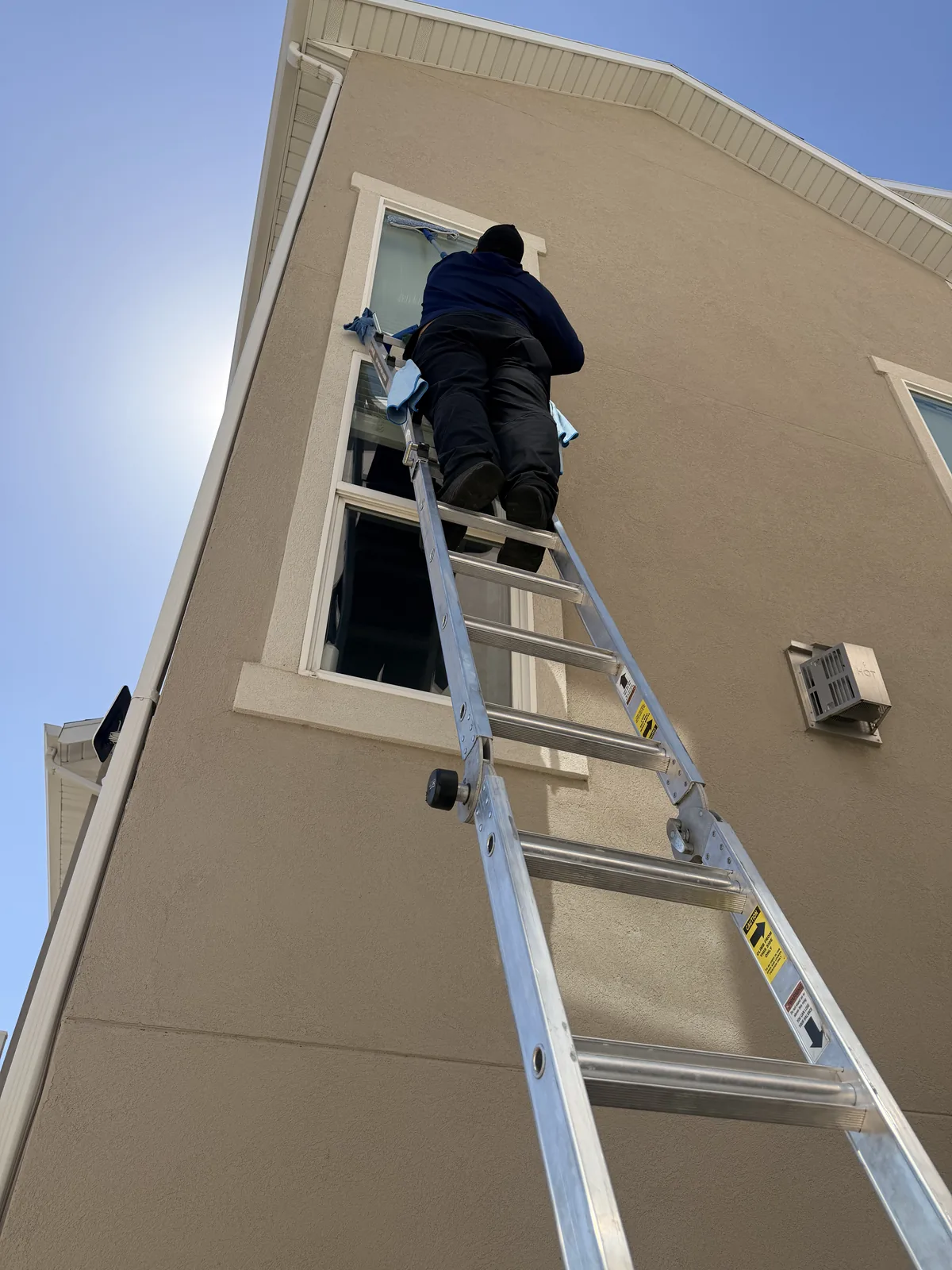 High Ladder Window Cleaning Utah